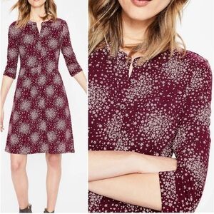 BODEN Briar Jersey Floral Button up Dress With Pockets Fairy Career Size 4